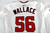2025 Washington Nationals Cayden Wallace #56 Game Issued White Jersey 46 724