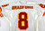 1996 Kansas City Chiefs Bradford #8 Game Issued White Jersey 40 055