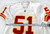 2004 Kansas City Chiefs Scott Fujita #51 Game Issued White Jersey 50 058