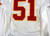 2004 Kansas City Chiefs Scott Fujita #51 Game Issued White Jersey 50 058