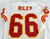 1999 Kansas City Chiefs Victor Riley #66 Game Issued White Jersey 46 629
