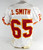 1999 Kansas City Chiefs Jeff Smith #65 Game Issued White Jersey 50 630