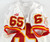 1999 Kansas City Chiefs Jeff Smith #65 Game Issued White Jersey 50 630