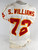 1999 Kansas City Chiefs Sammy Williams #72 Game Issued White Jersey 48 623