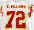 1999 Kansas City Chiefs Sammy Williams #72 Game Issued White Jersey 48 623