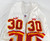 1999 Kansas City Chiefs Donnell Bennett #30 Game Issued White Jersey 44 783