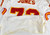 1999 Kansas City Chiefs Willie Jones #73 Game Issued White Jersey 48 622