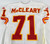 1999 Kansas City Chiefs Norris McCleary #71 Game Issued White Jersey 46 624