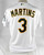 2022 Oakland Athletics Eric Martins #3 Game Used White Jersey Ray Fosse Patch 2