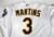 2022 Oakland Athletics Eric Martins #3 Game Used White Jersey Ray Fosse Patch 2