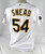 2023 Oakland Athletics Kirby Snead #54 Game Used White Jersey Sal & Vida Patch 4