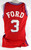 1994-95 Los Angeles Clippers Ford #3 Game Used Red Jersery 44 140