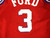 1994-95 Los Angeles Clippers Ford #3 Game Used Red Jersery 44 140