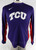 2023 Texas Christian TCU Frogs Blank Game Used Purple Jersey Volleyball M 085
