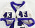 2000s Texas Christian TCU Frogs #43 Game Used White Jersey Football NP R L 622