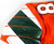 2016 Miami Hurricanes #38 Game Used Orange Jersey Football NP R L 215