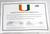 2016 Miami Hurricanes #38 Game Used Orange Jersey Football NP R L 215