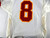 1996 Kansas City Chiefs #8 Game Issued White Jersey 42 068
