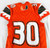 2015 Miami Hurricanes #30 Game Used Orange Jersey Football NP R L 222