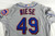2011 New York Mets Jon Niese #49 Game Issued Pos Used Grey Jersey 48 014
