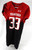2014 Texas Tech Red Raiders #33 Game Used Red Jersey Football NP R 226