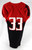 2014 Texas Tech Red Raiders #33 Game Used Red Jersey Football NP R 226