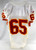 1997 Kansas City Chiefs #65 Game Issued White Jersey 44 075
