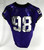 2019-24 Texas Christian TCU Frogs #98 Game Used Purple Jersey Football NP R 42 6