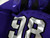 2019-24 Texas Christian TCU Frogs #98 Game Used Purple Jersey Football NP R 42 6