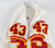 1999 Kansas City Chiefs Juran Bolden #43 Game Issued White Jersey 42 767
