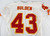 1999 Kansas City Chiefs Juran Bolden #43 Game Issued White Jersey 42 767