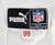 1999 Kansas City Chiefs Sylvester McGrew #42 Game Issued White Jersey 40 771
