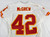 1999 Kansas City Chiefs Sylvester McGrew #42 Game Issued White Jersey 40 771