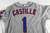 2010 New York Mets Luis Castillo #1 Game Used Grey Jersey 48 017