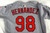2025 St. Louis Cardinals Sammy Hernandez #98 Game Issued Pos Used Grey Jersey 0
