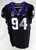 2020 Texas Christian TCU Frogs #94 Game Used Black Jersey Football NP R 48 855