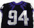 2020 Texas Christian TCU Frogs #94 Game Used Black Jersey Football NP R 48 855