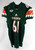 2015 Miami Hurricanes #61 Game Used Green Jersey Football NP R XL 183