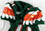 2015 Miami Hurricanes #61 Game Used Green Jersey Football NP R XL 183