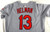 2025 St. Louis Cardinals Michael Helman #13 Game Issued Pos Used Grey Jersey 4