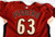 2007-10 Arizona Diamondbacks Jailen Peguero #63 Game Used Red Jersey ST BP 46 30