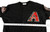 2008 Arizona Diamondbacks Connor Robertson #41 Game Used Black Jersey 10 P 0