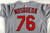 2025 St Louis Cardinals Oddanier Mosqueda #76 Game Issued Pos Used Grey Jersey 5