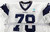 2025 Dallas Cowboys Terence Steele #78 Game Used White Practice Jersey 58 429
