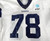 2025 Dallas Cowboys Terence Steele #78 Game Used White Practice Jersey 58 429