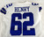 2019 Dallas Cowboys Marcus Henry #62 Game Used White Jersey 46 807