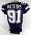 2020 Dallas Cowboys Carlos Watkins #91 Game Used Navy Jersey 46 808