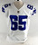 2019 Dallas Cowboys Mitch Hyatt #65 Game Used White Jersey 48 819