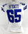 2019 Dallas Cowboys Mitch Hyatt #65 Game Used White Jersey 48 819