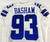 2021 Dallas Cowboys Tarell Basham #93 Game Used White Jersey 46 829
